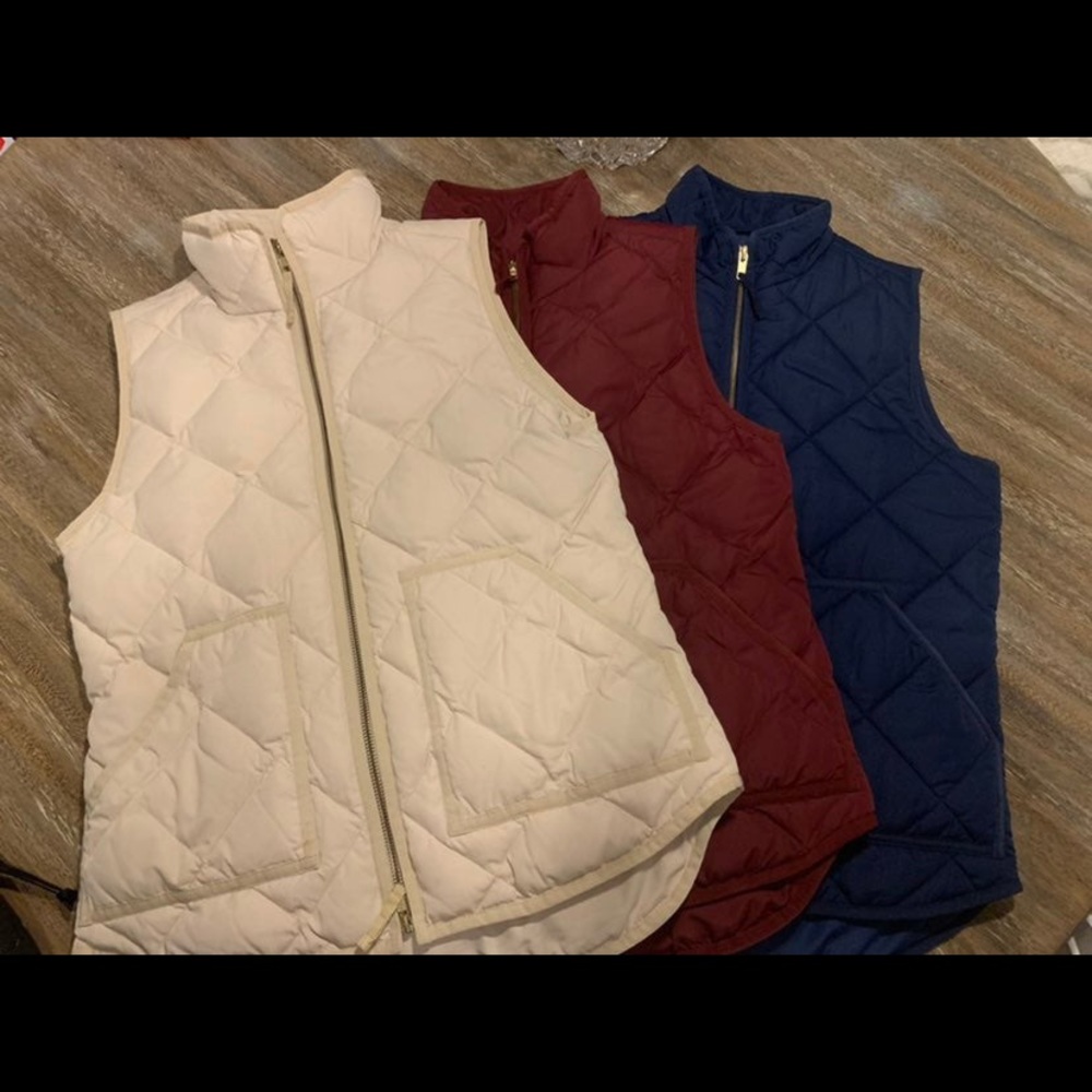 J. crew Vests Lot of 3 in XS